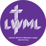 Lutheran Women's Missionary League purple circle logo