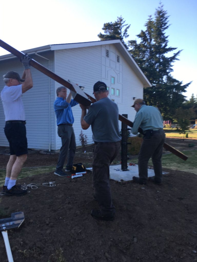 Lifting high the cross